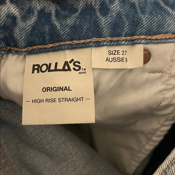 ROLLA’S Original High Rise Straight Jean - Picture 5 of 5